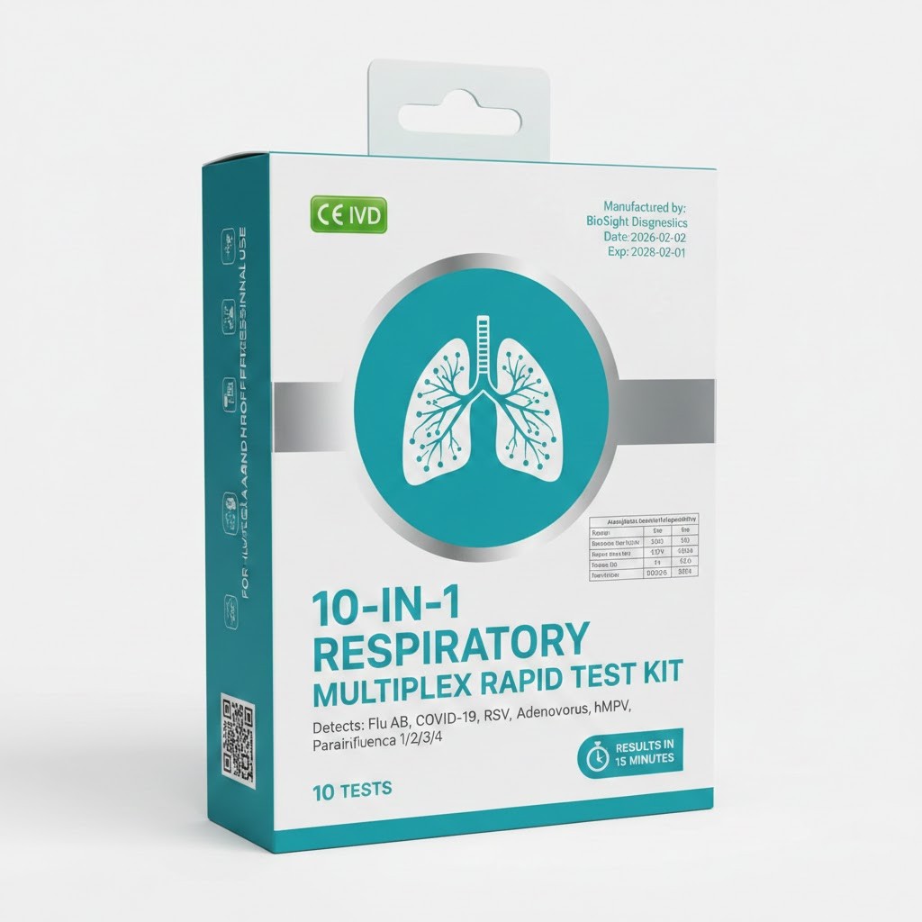 [ICA2501] 10-in-1 Respiratory Multiplex Antigen Rapid Test Kit