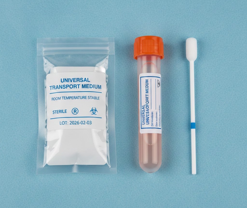 [ST7001-2] Universal Transport Medium Nasopharyngeal swab